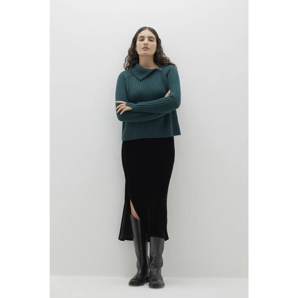 Nakedcashmere Aryana Cashmere Turtleneck Sweater Cypress Large — image 3 of 8